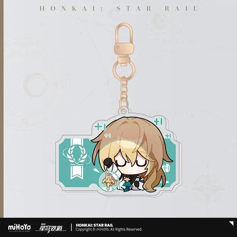 Honkai: Star Rail Pom-Pom Exhibition Series Acrylic Keychain