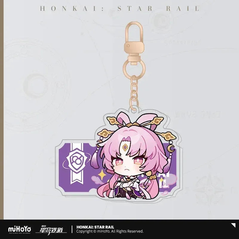 Honkai: Star Rail Pom-Pom Exhibition Series Acrylic Keychain
