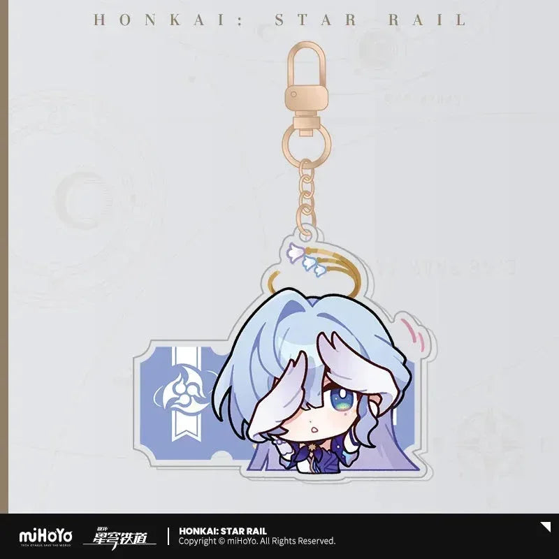 Honkai: Star Rail Pom-Pom Exhibition Series Acrylic Keychain