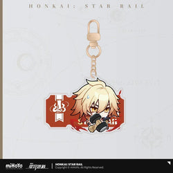 Honkai: Star Rail Pom-Pom Exhibition Series Acrylic Keychain