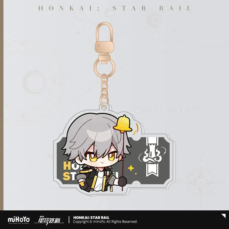 Honkai: Star Rail Pom-Pom Exhibition Series Acrylic Keychain