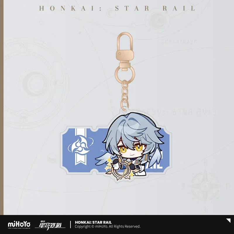 Honkai: Star Rail Pom-Pom Exhibition Series Acrylic Keychain