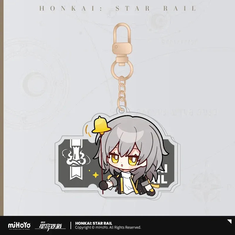 Honkai: Star Rail Pom-Pom Exhibition Series Acrylic Keychain