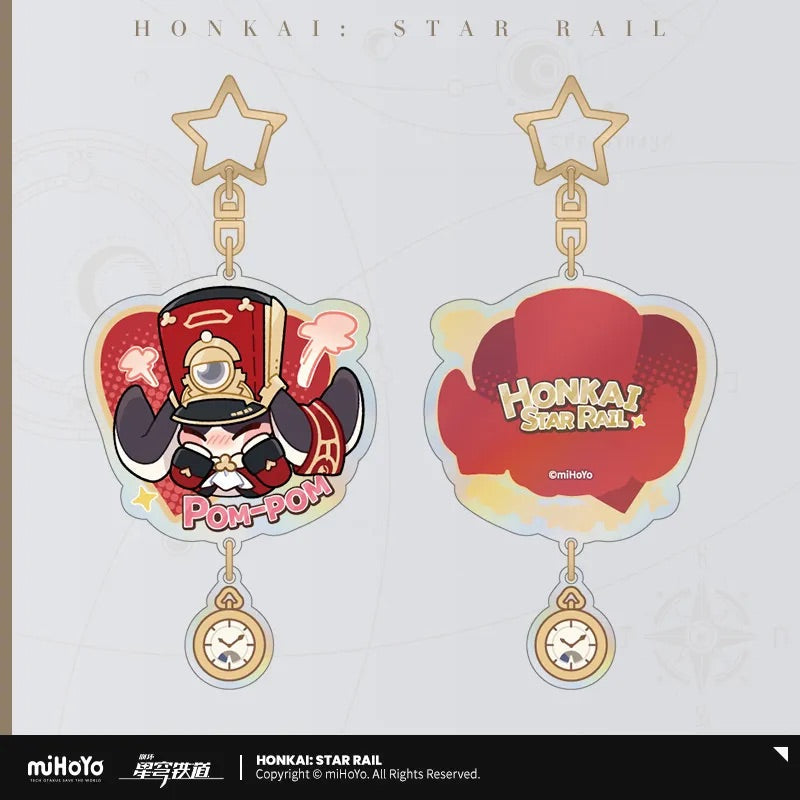 Pom-Pom Exhibition Series Pom-Pom Acrylic Keychain (ONLINE ORDER ONLY)