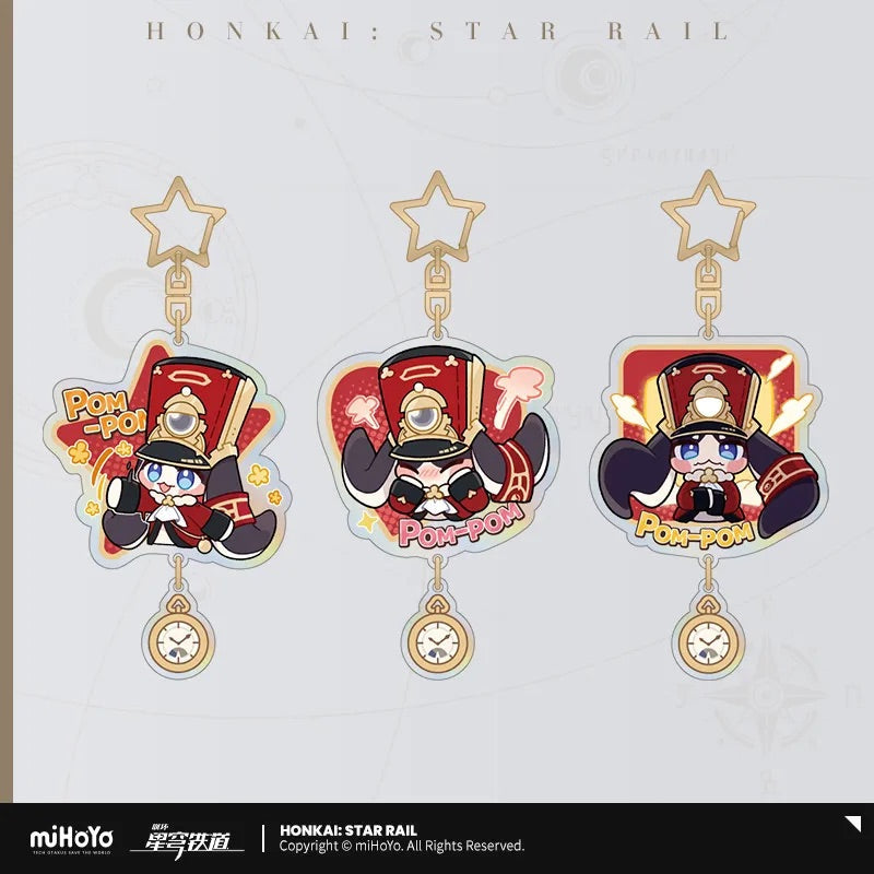 Pom-Pom Exhibition Series Pom-Pom Acrylic Keychain (ONLINE ORDER ONLY)