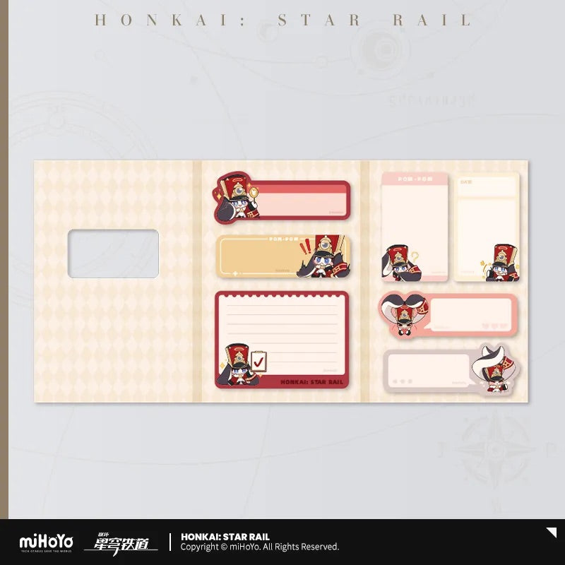 Pom-Pom Exhibition Series Pom-Pom Chibi Sticky Notes Set (ONLINE ORDER ONLY)