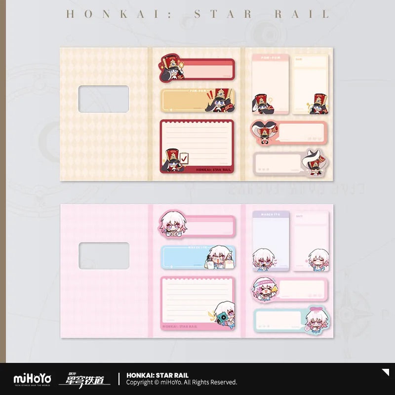 Pom-Pom Exhibition Series Pom-Pom Chibi Sticky Notes Set (ONLINE ORDER ONLY)