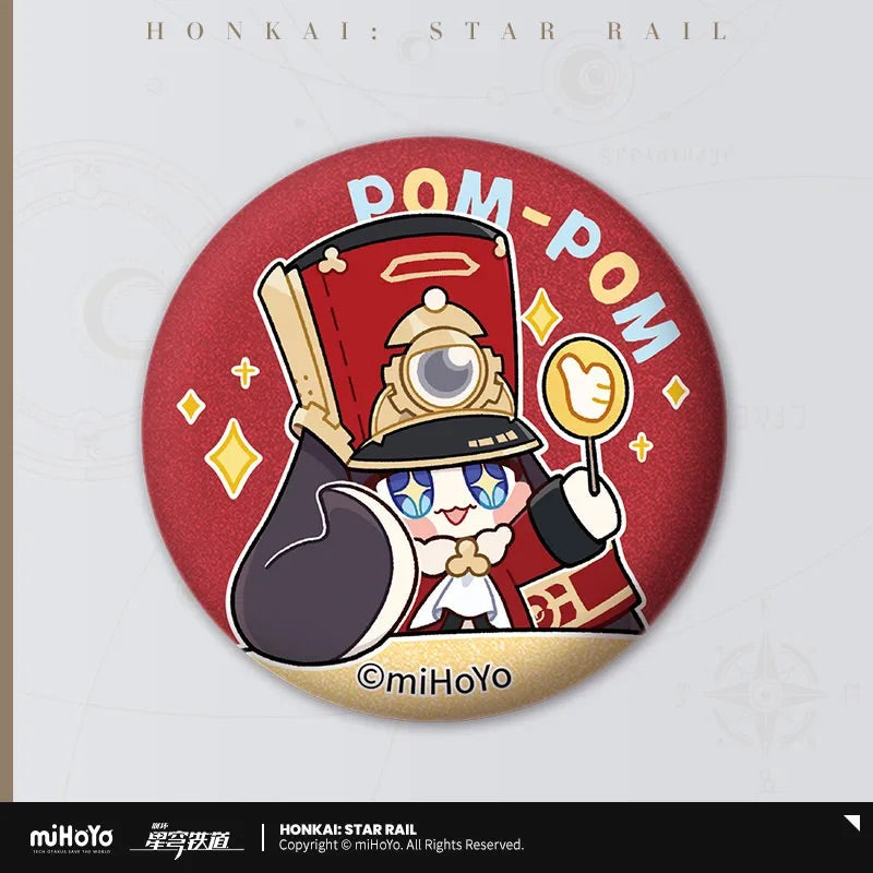 Pom-Pom Exhibition Series Pom-Pom Mini Tinplate Badge Set (ONLINE ORDER ONLY)