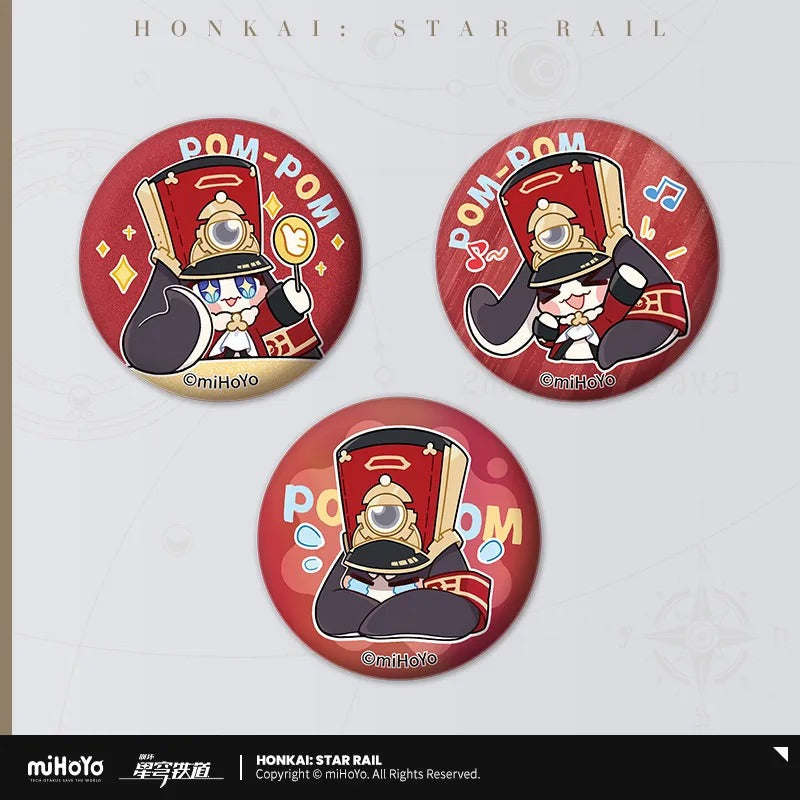 Pom-Pom Exhibition Series Pom-Pom Mini Tinplate Badge Set (ONLINE ORDER ONLY)