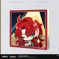 Honkai: Star Rail Pom-Pom Exhibition Series Acrylic Glitter Quicksand Refrigerator Magnets