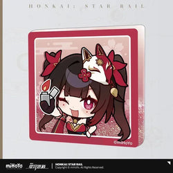 Honkai: Star Rail Pom-Pom Exhibition Series Acrylic Glitter Quicksand Refrigerator Magnets