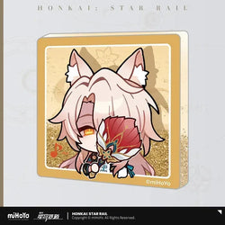 Honkai: Star Rail Pom-Pom Exhibition Series Acrylic Glitter Quicksand Refrigerator Magnets