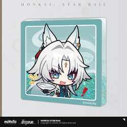Honkai: Star Rail Pom-Pom Exhibition Series Acrylic Glitter Quicksand Refrigerator Magnets