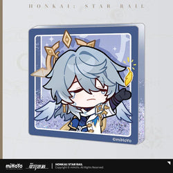 Honkai: Star Rail Pom-Pom Exhibition Series Acrylic Glitter Quicksand Refrigerator Magnets