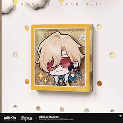 Honkai: Star Rail Pom-Pom Exhibition Series Acrylic Glitter Quicksand Refrigerator Magnets