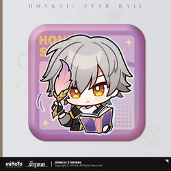 Pom-Pom Exhibition Series Square Tinplate Badge (ONLINE ORDER ONLY)