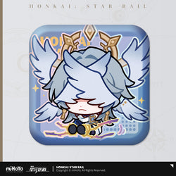 Pom-Pom Exhibition Series Square Tinplate Badge (ONLINE ORDER ONLY)