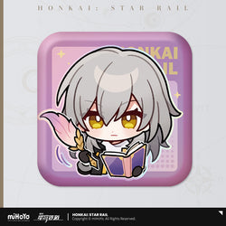 Pom-Pom Exhibition Series Square Tinplate Badge (ONLINE ORDER ONLY)