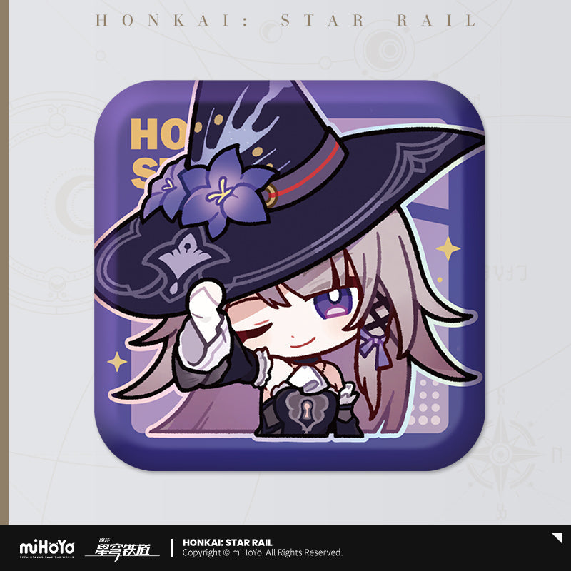 Pom-Pom Exhibition Series Square Tinplate Badge (ONLINE ORDER ONLY)