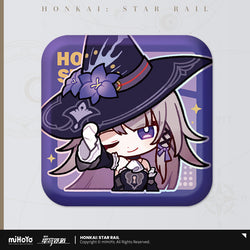 Pom-Pom Exhibition Series Square Tinplate Badge (ONLINE ORDER ONLY)