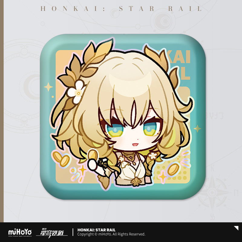 Pom-Pom Exhibition Series Square Tinplate Badge (ONLINE ORDER ONLY)