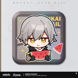 Pom-Pom Exhibition Series Square Tinplate Badge (ONLINE ORDER ONLY)