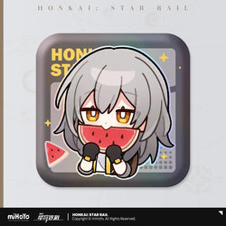 Pom-Pom Exhibition Series Square Tinplate Badge (ONLINE ORDER ONLY)