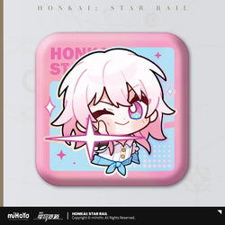 Pom-Pom Exhibition Series Square Tinplate Badge (ONLINE ORDER ONLY)