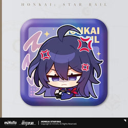 Pom-Pom Exhibition Series Square Tinplate Badge (ONLINE ORDER ONLY)