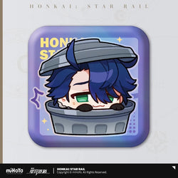 Pom-Pom Exhibition Series Square Tinplate Badge (ONLINE ORDER ONLY)