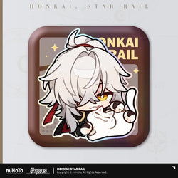 Pom-Pom Exhibition Series Square Tinplate Badge (ONLINE ORDER ONLY)