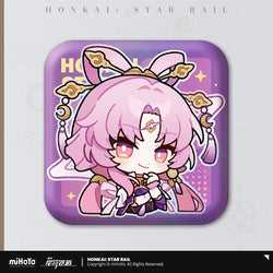 Pom-Pom Exhibition Series Square Tinplate Badge (ONLINE ORDER ONLY)