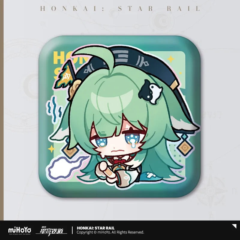 Pom-Pom Exhibition Series Square Tinplate Badge (ONLINE ORDER ONLY)