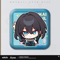 Pom-Pom Exhibition Series Square Tinplate Badge (ONLINE ORDER ONLY)