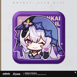 Pom-Pom Exhibition Series Square Tinplate Badge (ONLINE ORDER ONLY)
