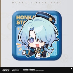 Pom-Pom Exhibition Series Square Tinplate Badge (ONLINE ORDER ONLY)