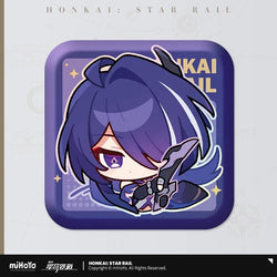 Pom-Pom Exhibition Series Square Tinplate Badge (ONLINE ORDER ONLY)