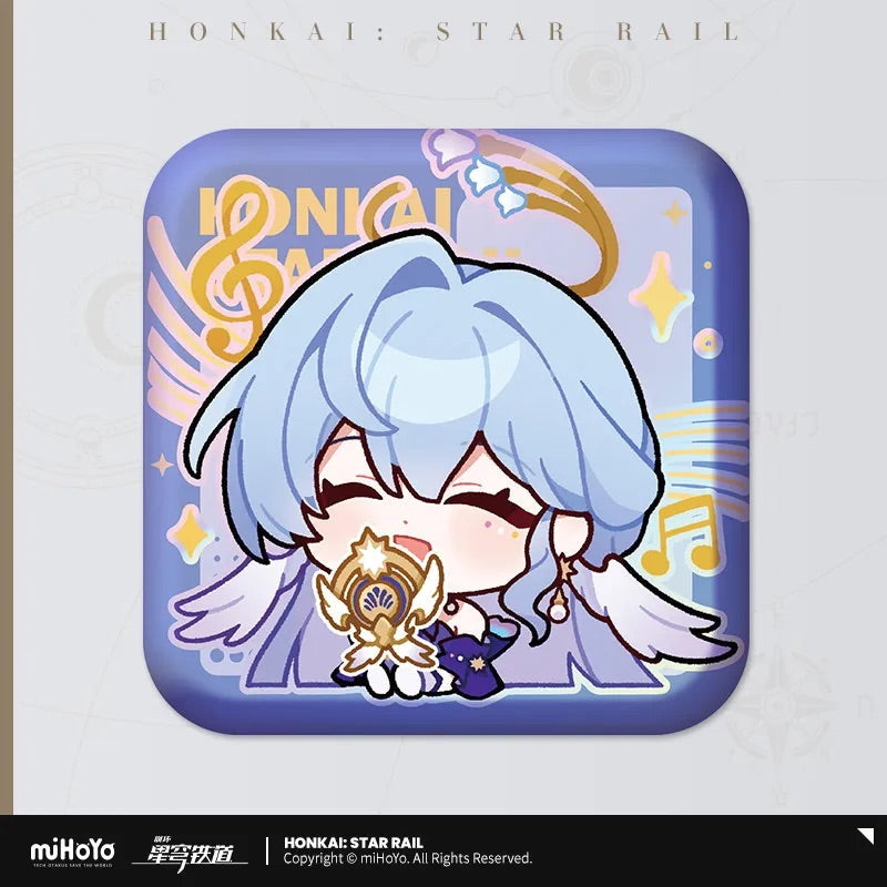 Pom-Pom Exhibition Series Square Tinplate Badge (ONLINE ORDER ONLY)
