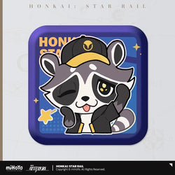 Pom-Pom Exhibition Series Square Tinplate Badge (ONLINE ORDER ONLY)