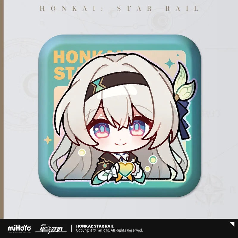 Pom-Pom Exhibition Series Square Tinplate Badge (ONLINE ORDER ONLY)