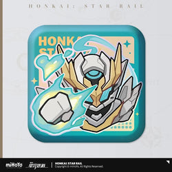 Pom-Pom Exhibition Series Square Tinplate Badge (ONLINE ORDER ONLY)