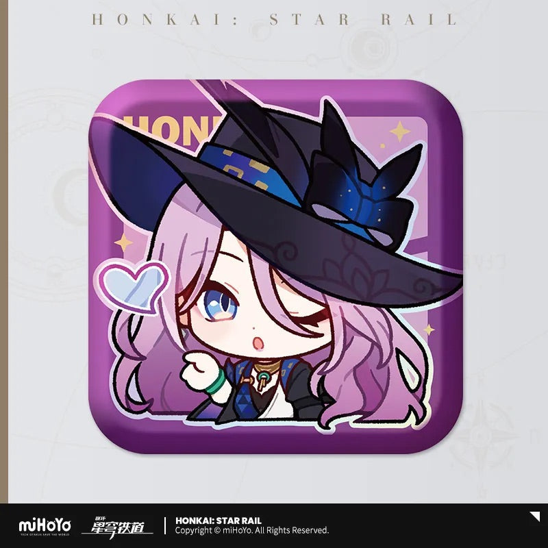 Pom-Pom Exhibition Series Square Tinplate Badge (ONLINE ORDER ONLY)