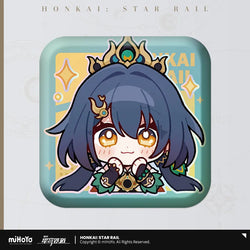 Pom-Pom Exhibition Series Square Tinplate Badge (ONLINE ORDER ONLY)