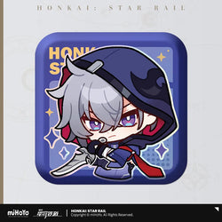 Pom-Pom Exhibition Series Square Tinplate Badge (ONLINE ORDER ONLY)