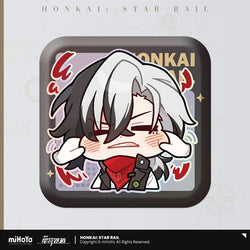 Pom-Pom Exhibition Series Square Tinplate Badge (ONLINE ORDER ONLY)