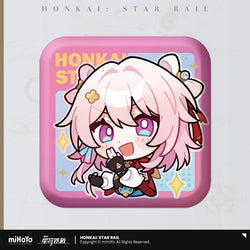 Pom-Pom Exhibition Series Square Tinplate Badge (ONLINE ORDER ONLY)