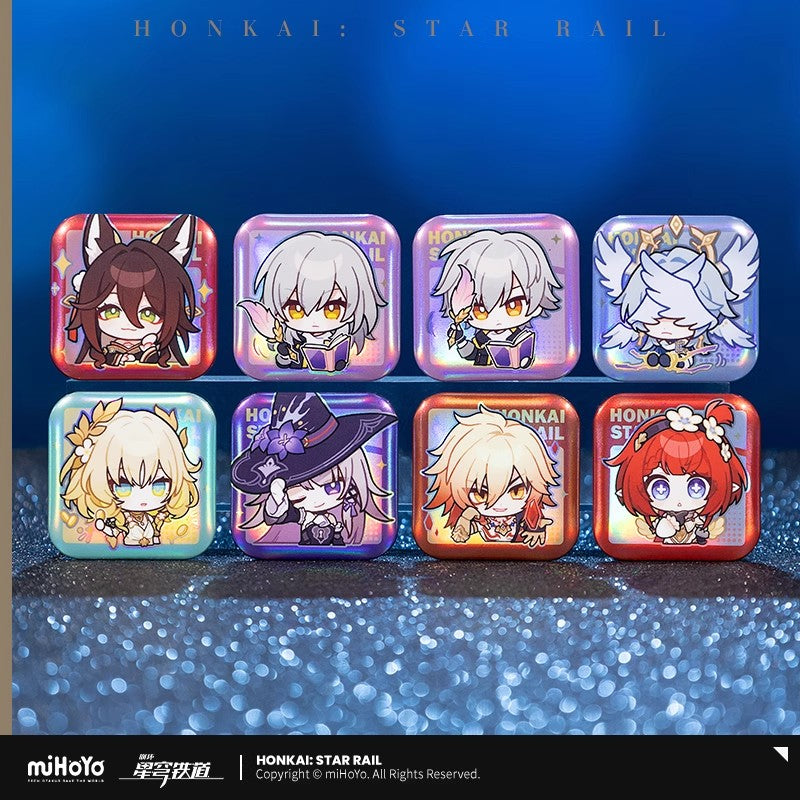 Pom-Pom Exhibition Series Square Tinplate Badge (ONLINE ORDER ONLY)