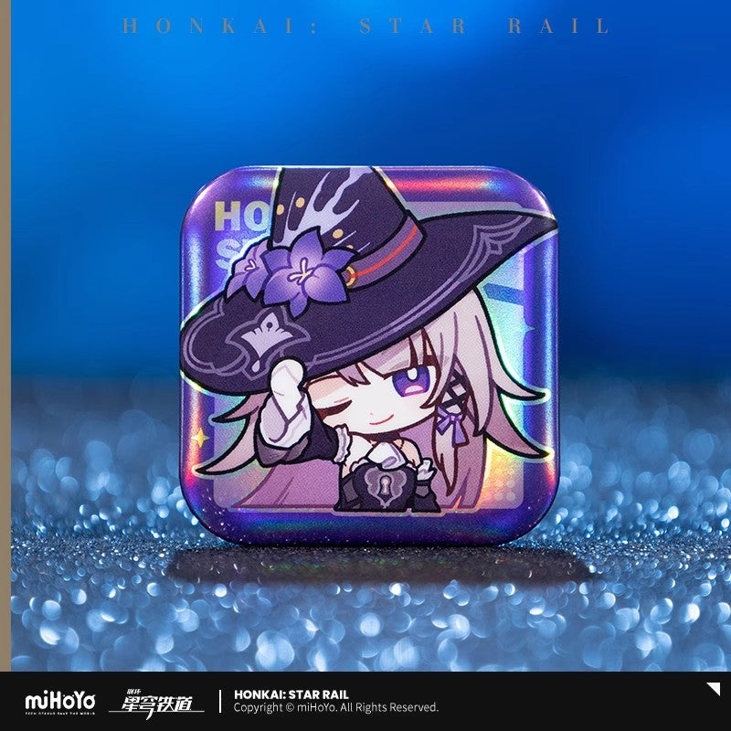 Pom-Pom Exhibition Series Square Tinplate Badge (ONLINE ORDER ONLY)