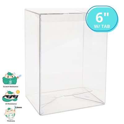 Shumi .6mm Protectors [w/Tab] - 6-Inch POP Size (ONLINE ORDER ONLY)