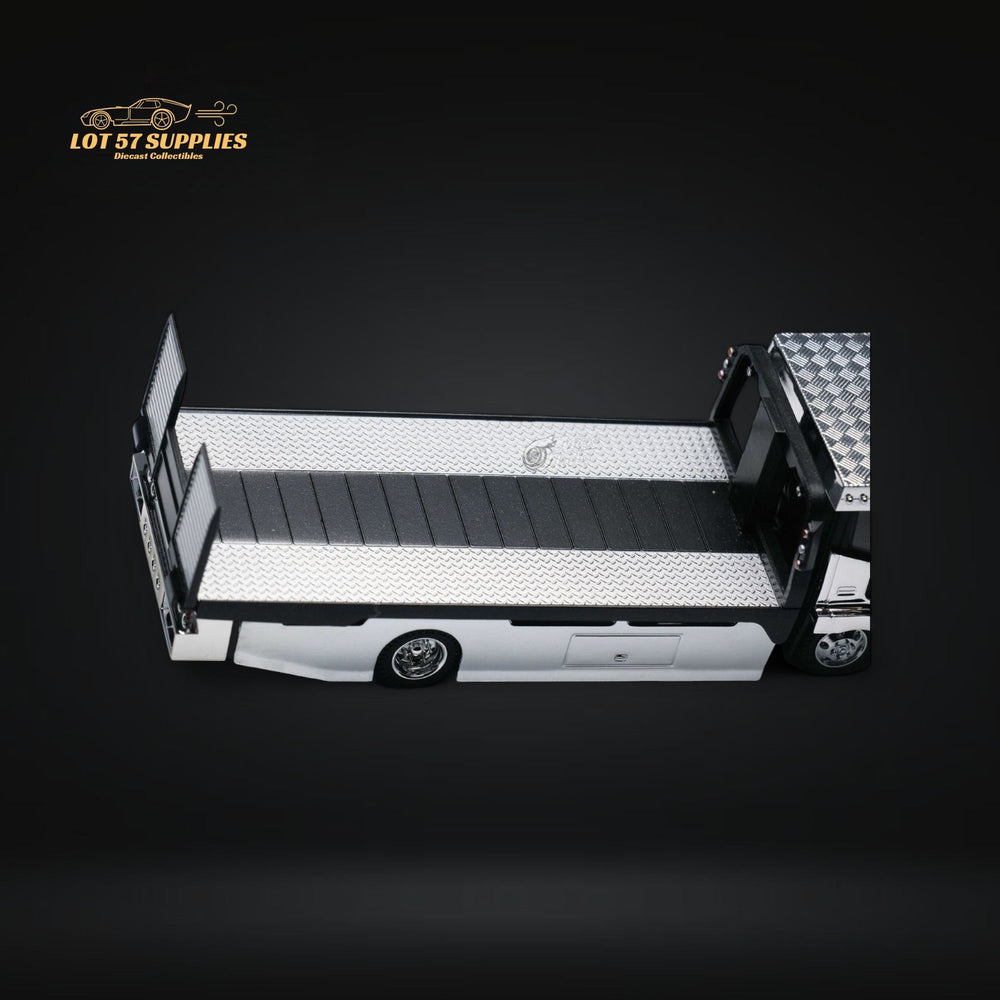 MicroTurbo Dekotora Flatbed Tow Truck With Stickers 1:64 (ONLINE ORDER ONLY)